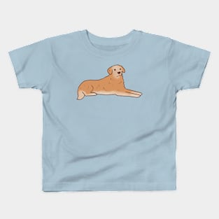 Golden Retriever sitting Kids T-Shirt